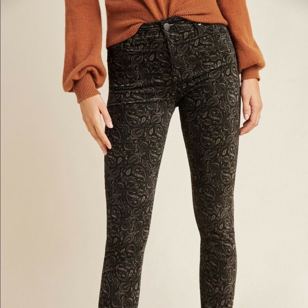 Velvet high rise slim ankle pants